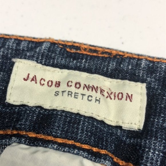 DESIGNER JACOB CONNEXION CROP ROLLUP JEANS 31x24 😎 - Picture 2 of 12